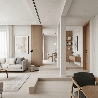 Image showing a modern home interior with a comfortable, evenly heated ambiance