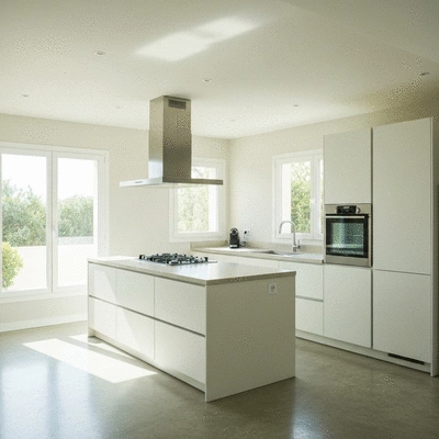 Plumber inspecting a clogged pipe with a flashlight in Nîmes, France